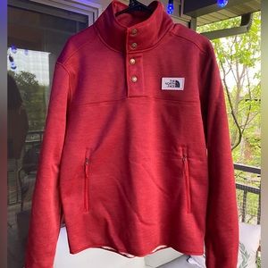 The North Face Mens Wool Lined Jacket - Medium. Red